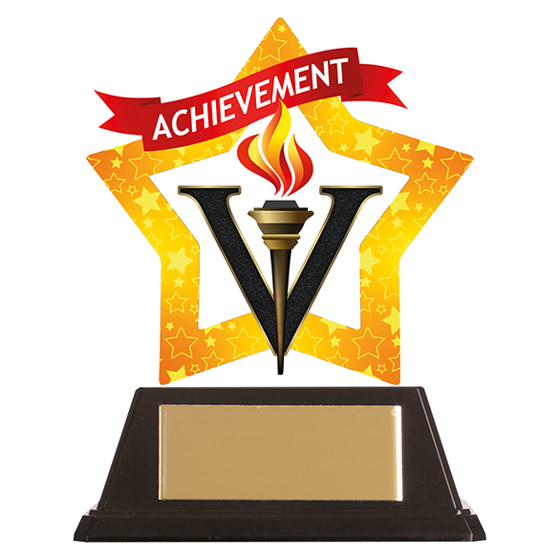 Mini-Star Achievement Acrylic Plaque 100mm