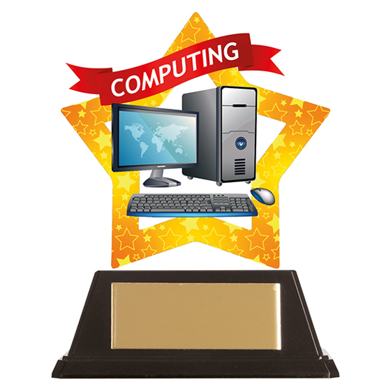 Mini-Star Computing Acrylic Plaque 100mm