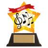 Mini-Star Music Acrylic Plaque 100mm