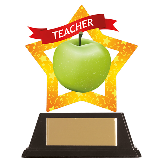 Mini-Star Teacher Acrylic Plaque 100mm