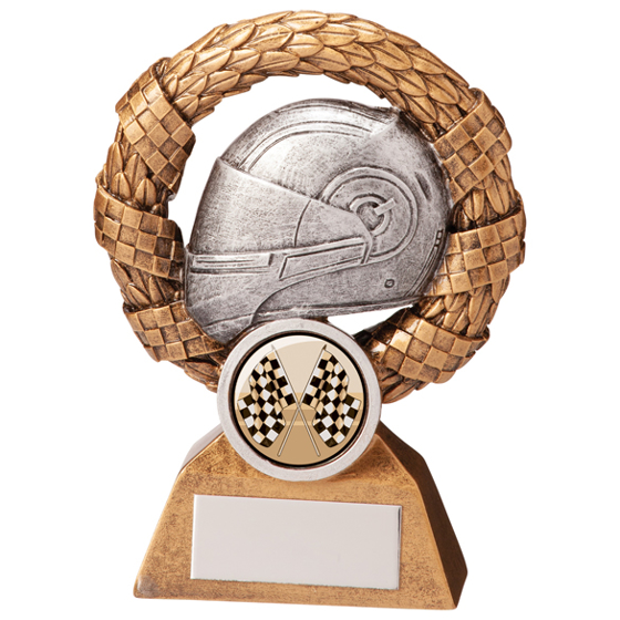 Monaco Wreath Motorsport Helmet Award 110mm