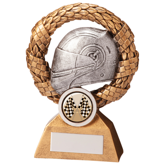 Monaco Wreath Motorsport Helmet Award 130mm