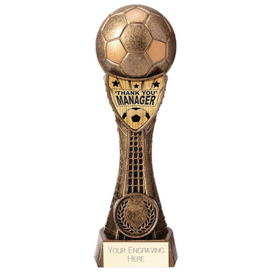 Valiant Football Manager Thanks Award 165mm