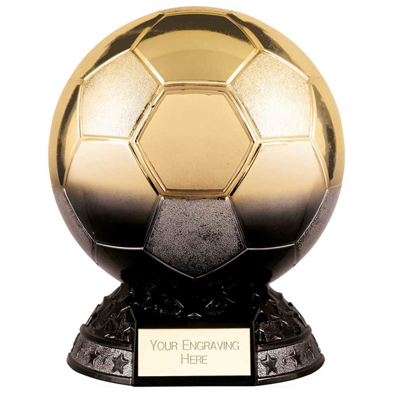 Picture of Elite Football Heavyweight Award Black & Gold 185mm