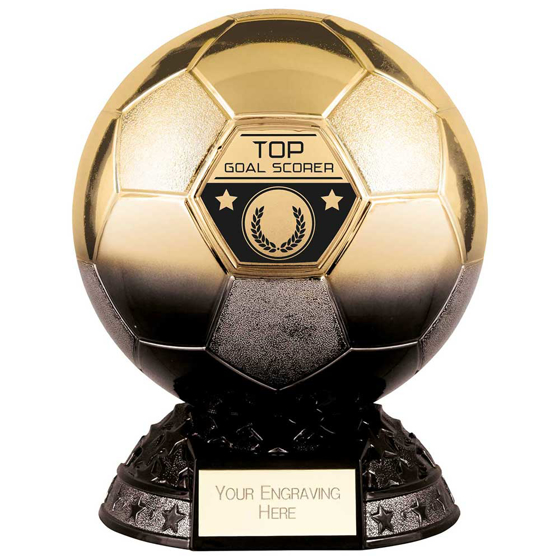 Picture of Elite Heavyweight Top Goal Scorer Award Black & Gold 200mm