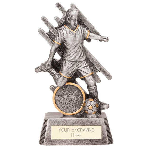 Picture of Focus Football Female Award Silver 130mm