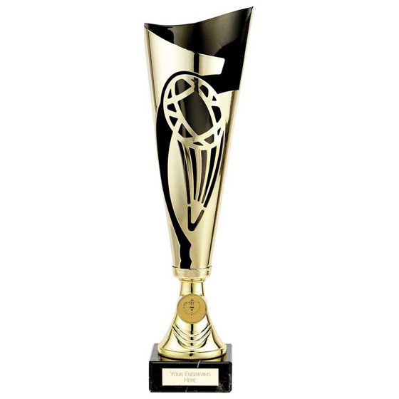 Picture of Champions Rugby Cup Gold & Black 340mm