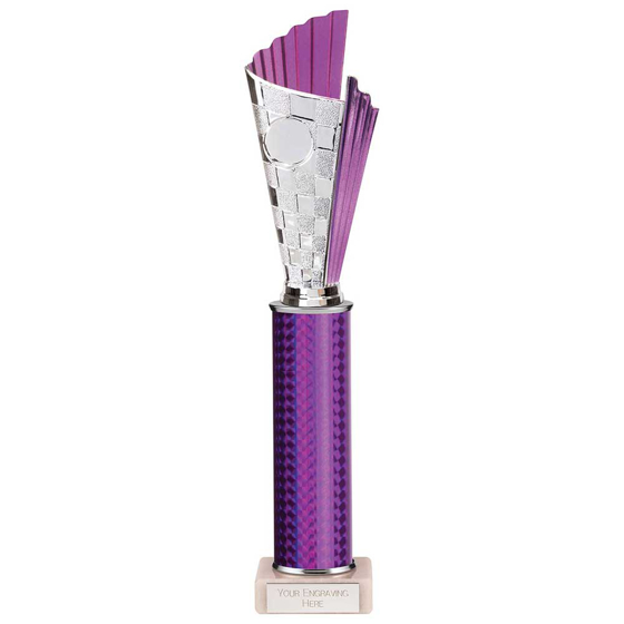 Picture of Flash Plastic Trophy Purple 365mm