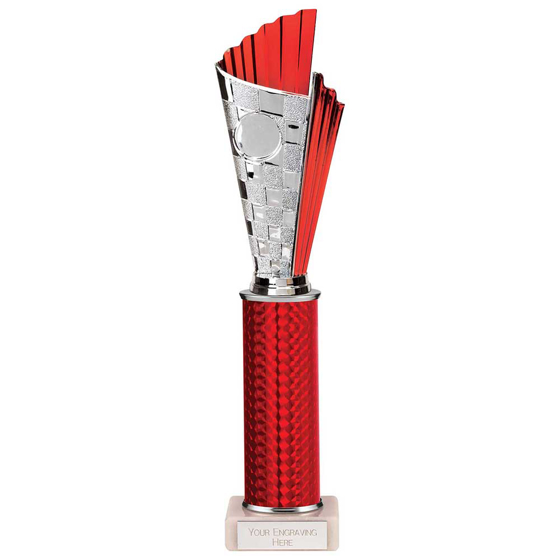 Picture of Flash Plastic Trophy Red 340mm