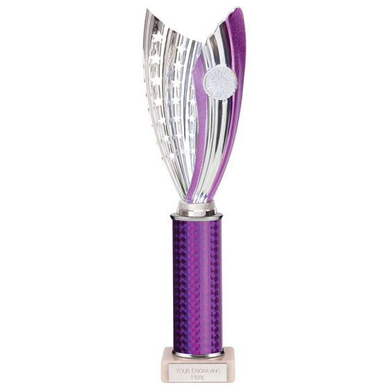 Picture of Glamstar Plastic Trophy Purple 355mm