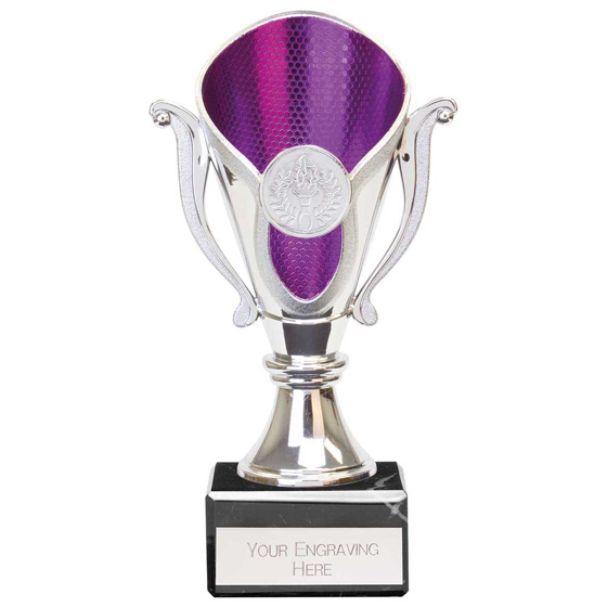 Picture of Wizard Legend Trophy Silver & Purple 175mm