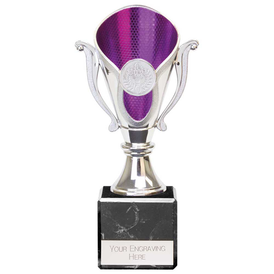 Picture of Wizard Legend Trophy Silver & Purple 195mm