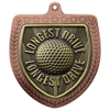 Picture of Cobra Golf Longest Drive Shield Medal Bronze 75mm