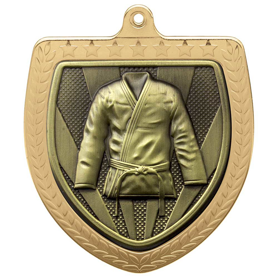 Picture of Cobra Martial Arts Gee Shield Medal Gold 75mm