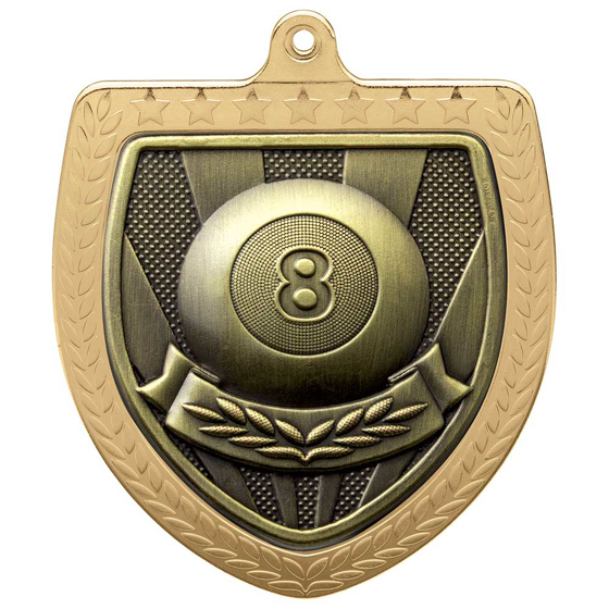 Picture of Cobra Pool Shield Medal Gold 75mm