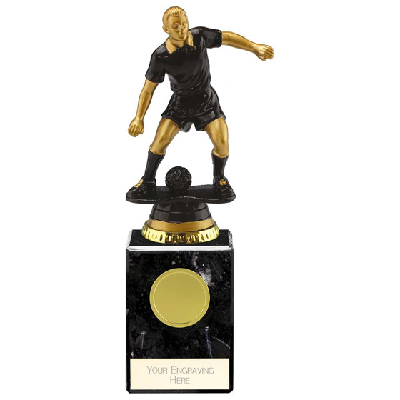 Picture of Cyclone Football Player Male Black & Gold 210mm