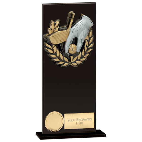 Picture of Euphoria Hero Golf Glass Award Jet Black 200mm