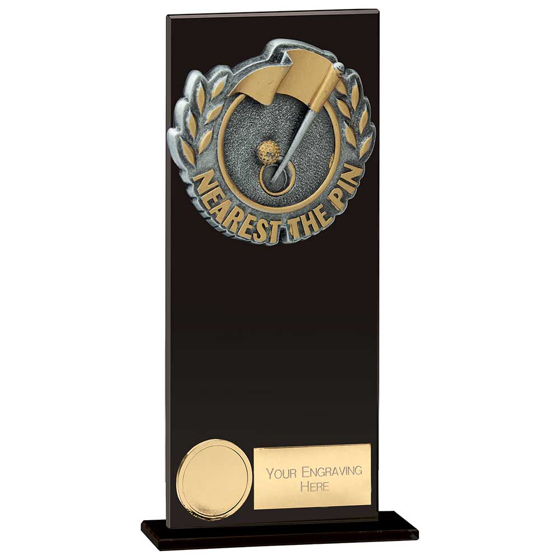 Picture of Euphoria Hero Nearest Pin Glass Award Jet Black 200mm