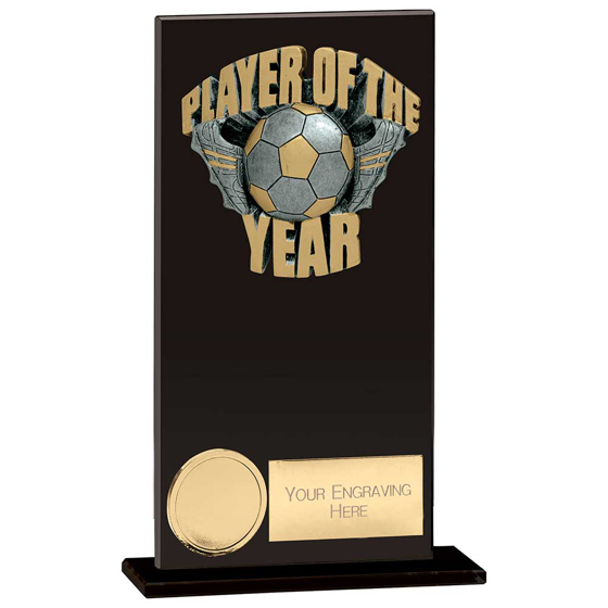 Picture of Euphoria Hero Player of Year Glass Award Jet Black 160mm