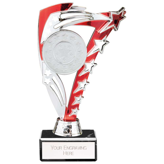 Picture of Frenzy Multisport Trophy Silver & Red 185mm