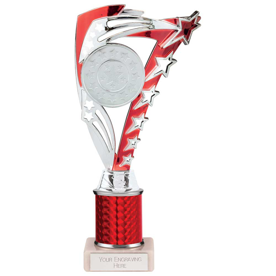 Picture of Frenzy Multisport Tube Trophy Silver & Red 240mm