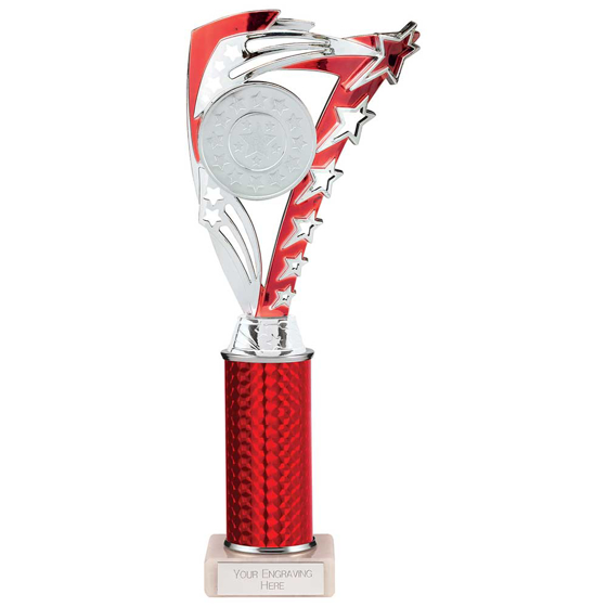 Picture of Frenzy Multisport Tube Trophy Silver & Red 290mm