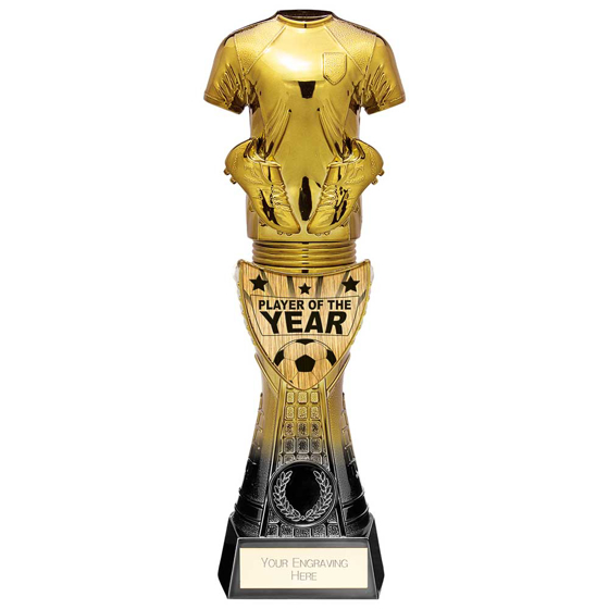 Picture of Fusion Viper Shirt Player of the Year Black & Gold 255mm