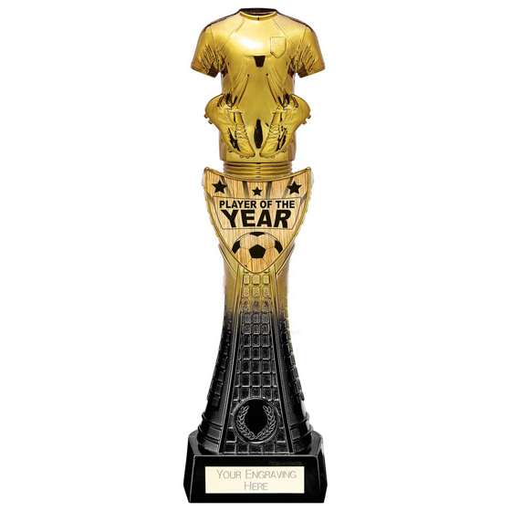 Picture of Fusion Viper Shirt Player of the Year Black & Gold 320mm