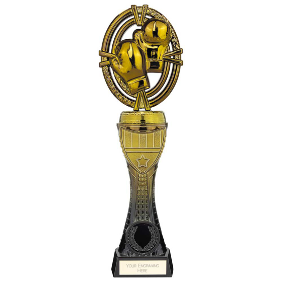 Picture of Maverick Heavyweight Boxing Award Black & Gold 230mm