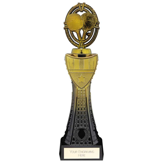 Picture of Maverick Heavyweight Table Tennis Award Black & Gold 315mm