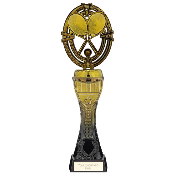 Picture of Maverick Heavyweight Tennis Award Black & Gold 230mm