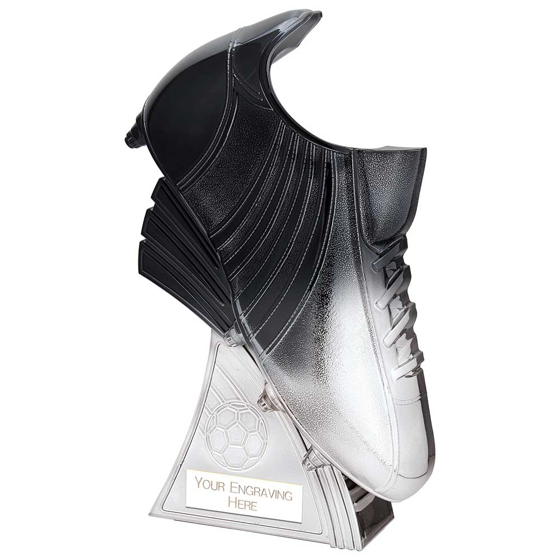 Picture of Power Boot Football Heavyweight Award Black to Platinum 200mm