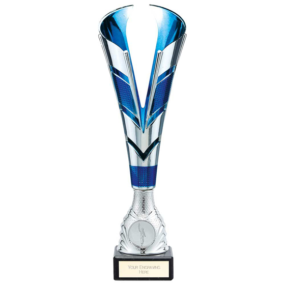 Picture of Ranger Premium Cup Silver & Blue 300mm