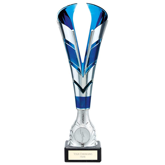 Picture of Ranger Premium Cup Silver & Blue 310mm