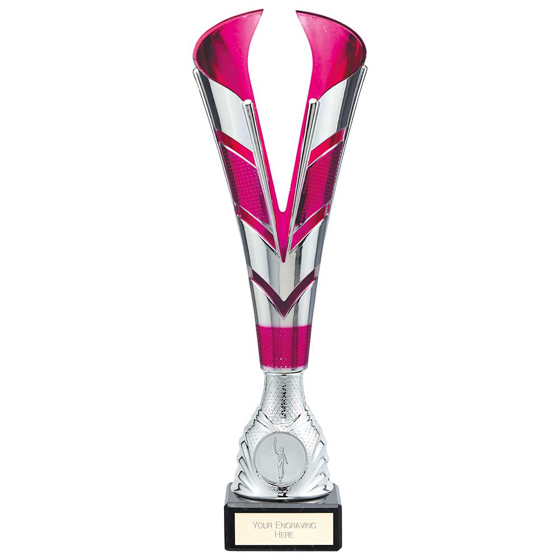 Picture of Ranger Premium Cup Silver & Pink 300mm