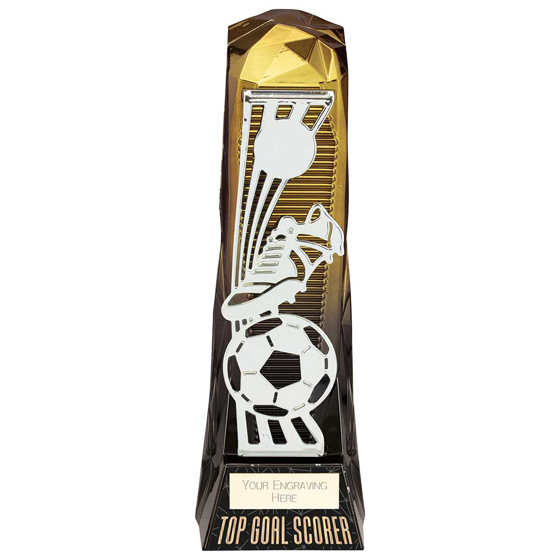 Picture of Shard Football Top Goal Scorer Award Gold to Black 230mm