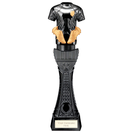 Picture of Black Viper Tower Football Strip Award 255mm