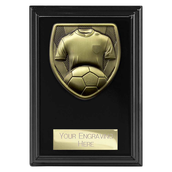 Picture of Cobra Plaque Football Shirt & Ball Award Epic Black 125mm