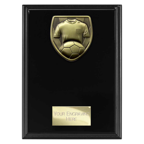 Picture of Cobra Plaque Football Shirt & Ball Award Epic Black 175mm