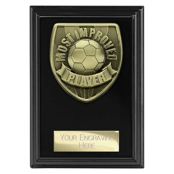 Picture of Cobra Plaque Most Improved Player Award Epic Black 125mm