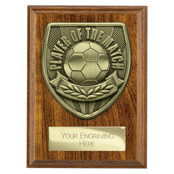 Picture of Cobra Plaque Player of Match Award Walnut 125mm