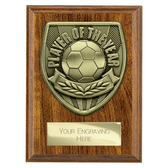 Picture of Cobra Plaque Player of Year Award Walnut 125mm