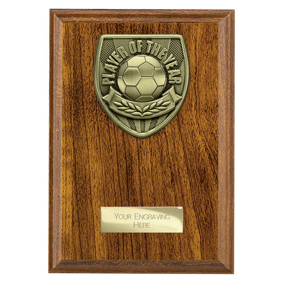 Picture of Cobra Plaque Player of Year Award Walnut 175mm