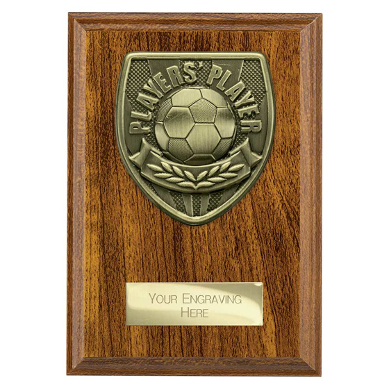 Picture of Cobra Plaque Players Player Award Walnut 150mm