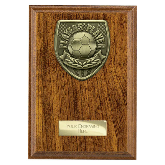 Picture of Cobra Plaque Players Player Award Walnut 175mm