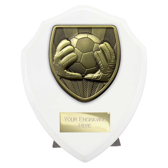 Picture of Cobra Shield Football Goal Keeper Award Arctic White 125mm