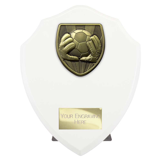 Picture of Cobra Shield Football Goal Keeper Award Arctic White 175mm