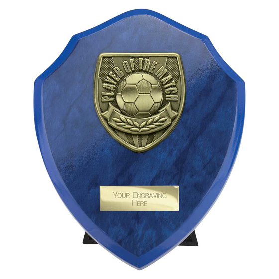 Picture of Cobra Shield Player of Match Award Azure Blue 150mm