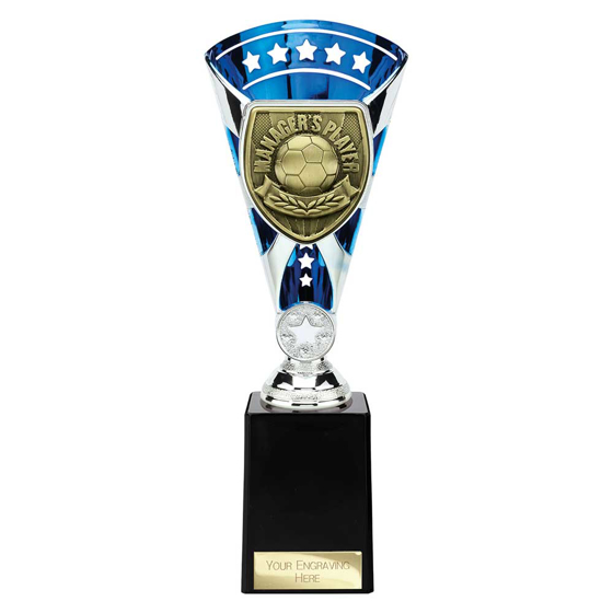 Picture of Cobra Star Cup Managers Player Silver & Blue 255mm