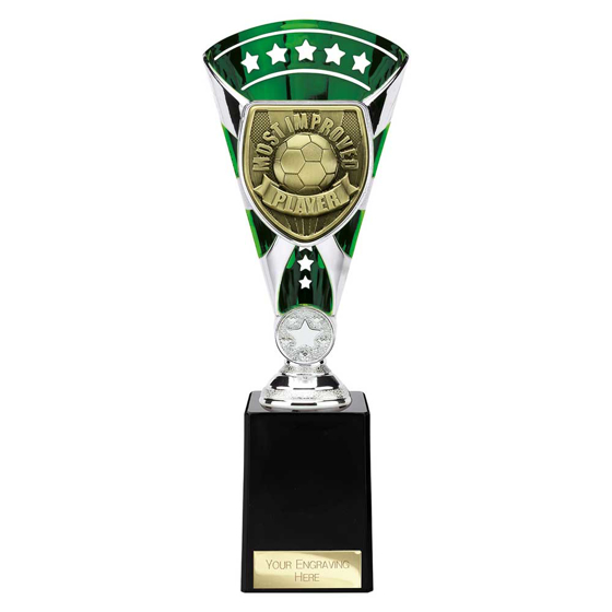 Picture of Cobra Star Cup Most Improved Player Silver & Green 255mm